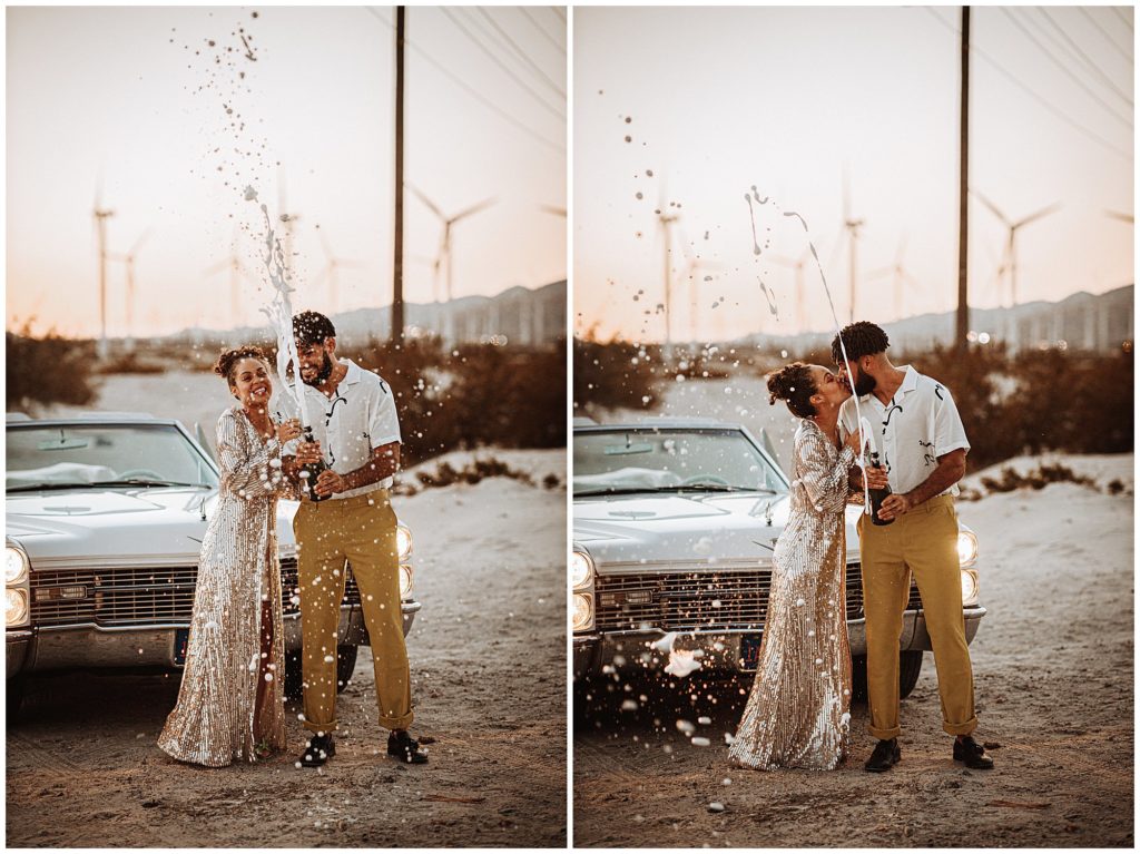 palm springs elopement photo